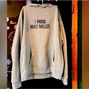grey i miss mac miller hoodie
